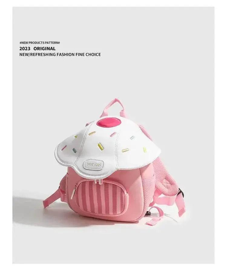  Children Cute Backpack Boys Girls Mushroom Style Schoolbag Kindergarten Preschool Baby Bag Kids Casual Soft Shoulders Pack -  ToylandEU™