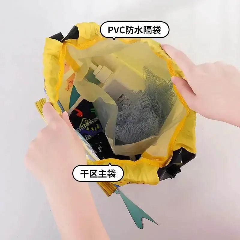  Kids Cartoon Cute Backpack Swimming Bag Waterproof Dry Wet Bag for Boys Girls Shoes Goggles Storage -  ToylandEU™