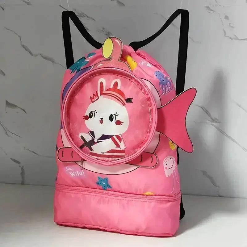  Kids Cartoon Cute Backpack Swimming Bag Waterproof Dry Wet Bag for Boys Girls Shoes Goggles Storage -  ToylandEU™