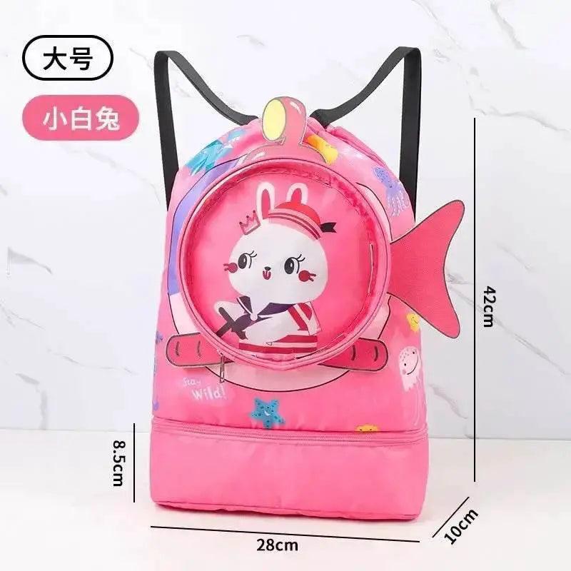  Kids Cartoon Cute Backpack Swimming Bag Waterproof Dry Wet Bag for Boys Girls Shoes Goggles Storage -  ToylandEU™