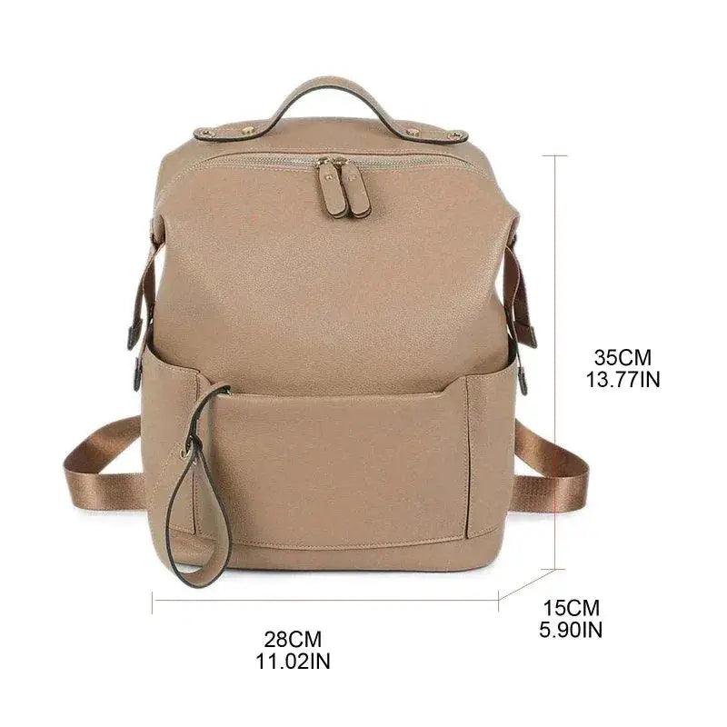  Leather Diaper Bag Large Capacity Maternity Backpack -  ToylandEU™