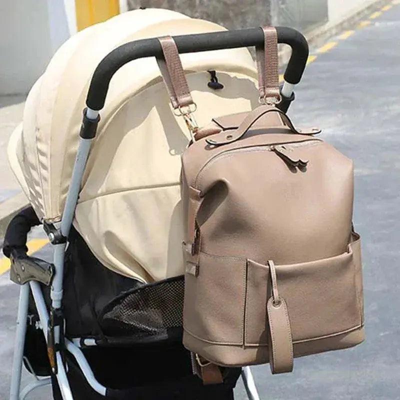  Leather Diaper Bag Large Capacity Maternity Backpack -  ToylandEU™