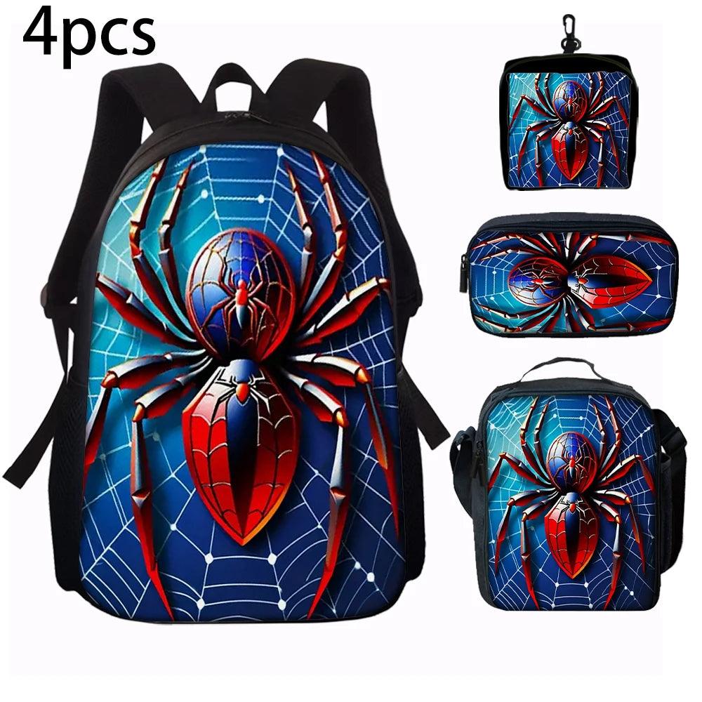 Backpack Set | Spider Print Design | Toylandeu™