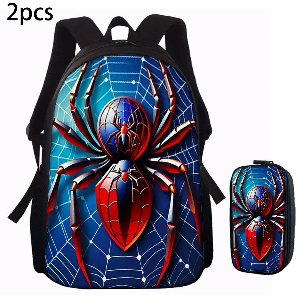 Backpack Set | Spider Print Design | Toylandeu™