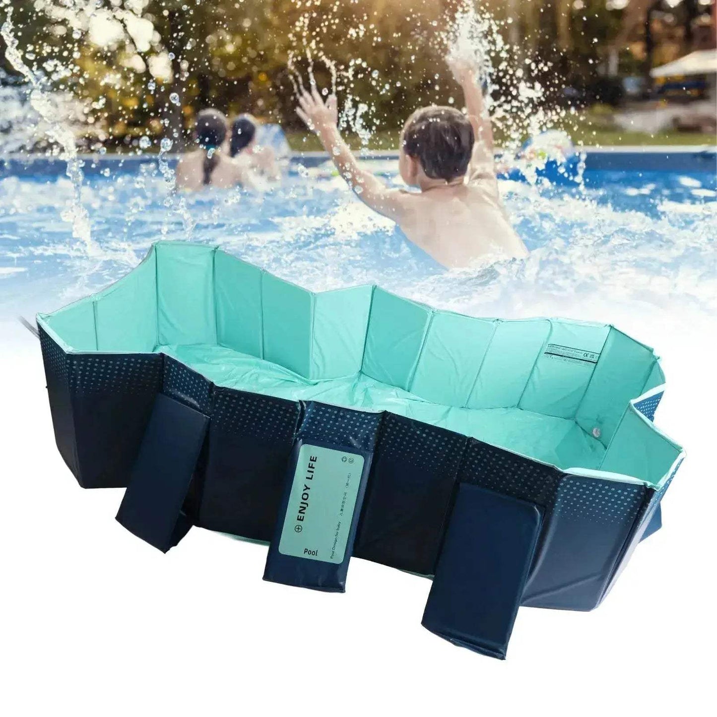 Backyard Pool Foldable Swimming Pool for Kids Outdoor Fun - ToylandEU