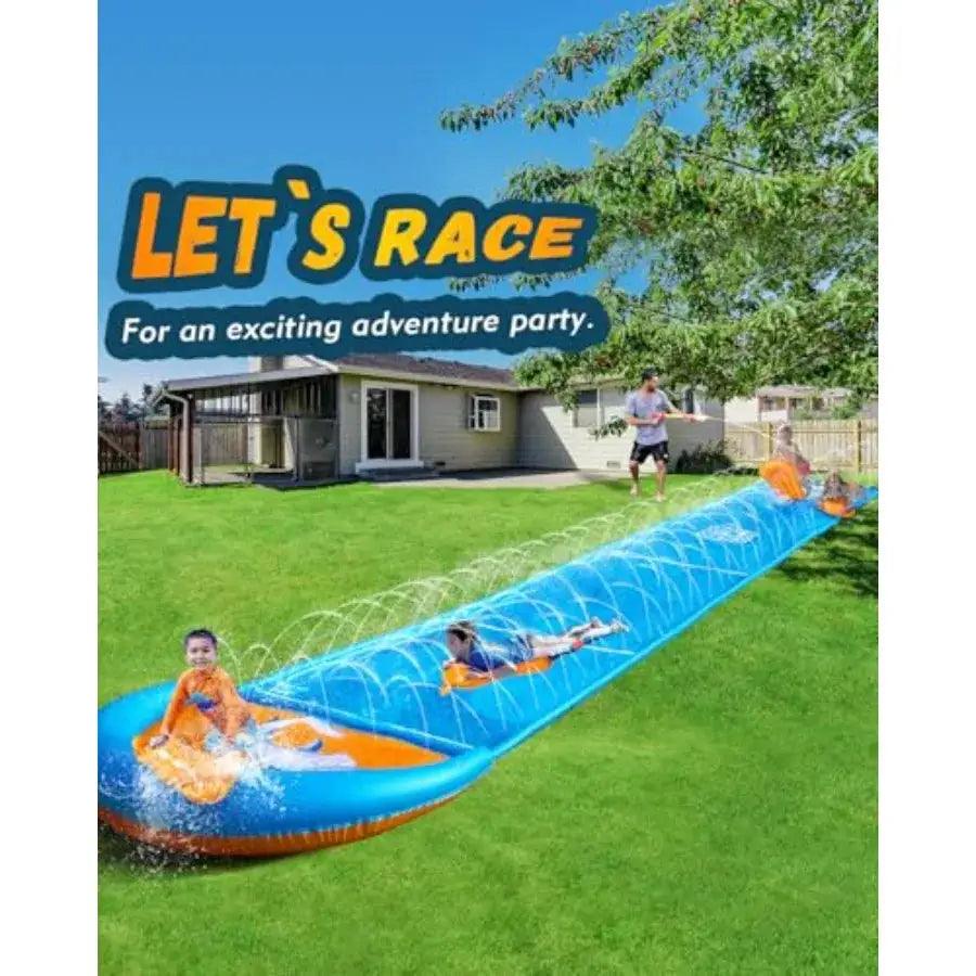  Backyard Slip And Slide Water Slide With Sprinkler Kids -  ToylandEU™