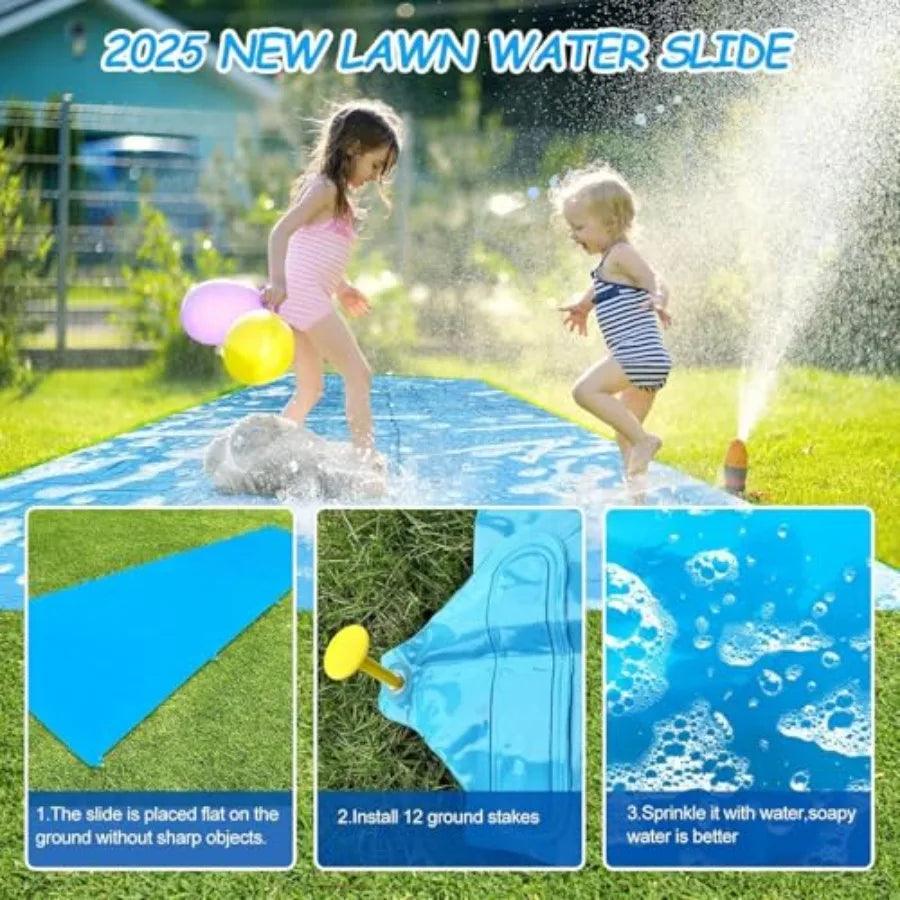 Backyard Water Slide | 40 Ft Slip and Slide | Toylandeu