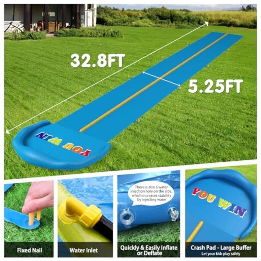 Backyard Water Slide | Blue and Yellow | Toylandeu™