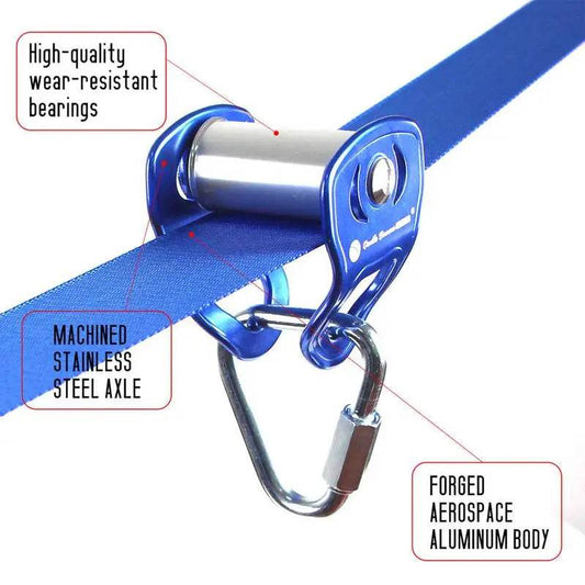 Backyard Zipline Kit Warrior Obstacle Course for Kids Outdoor Play Equipment Adventurous Backyard Playset for Building and Playing - ToylandEU