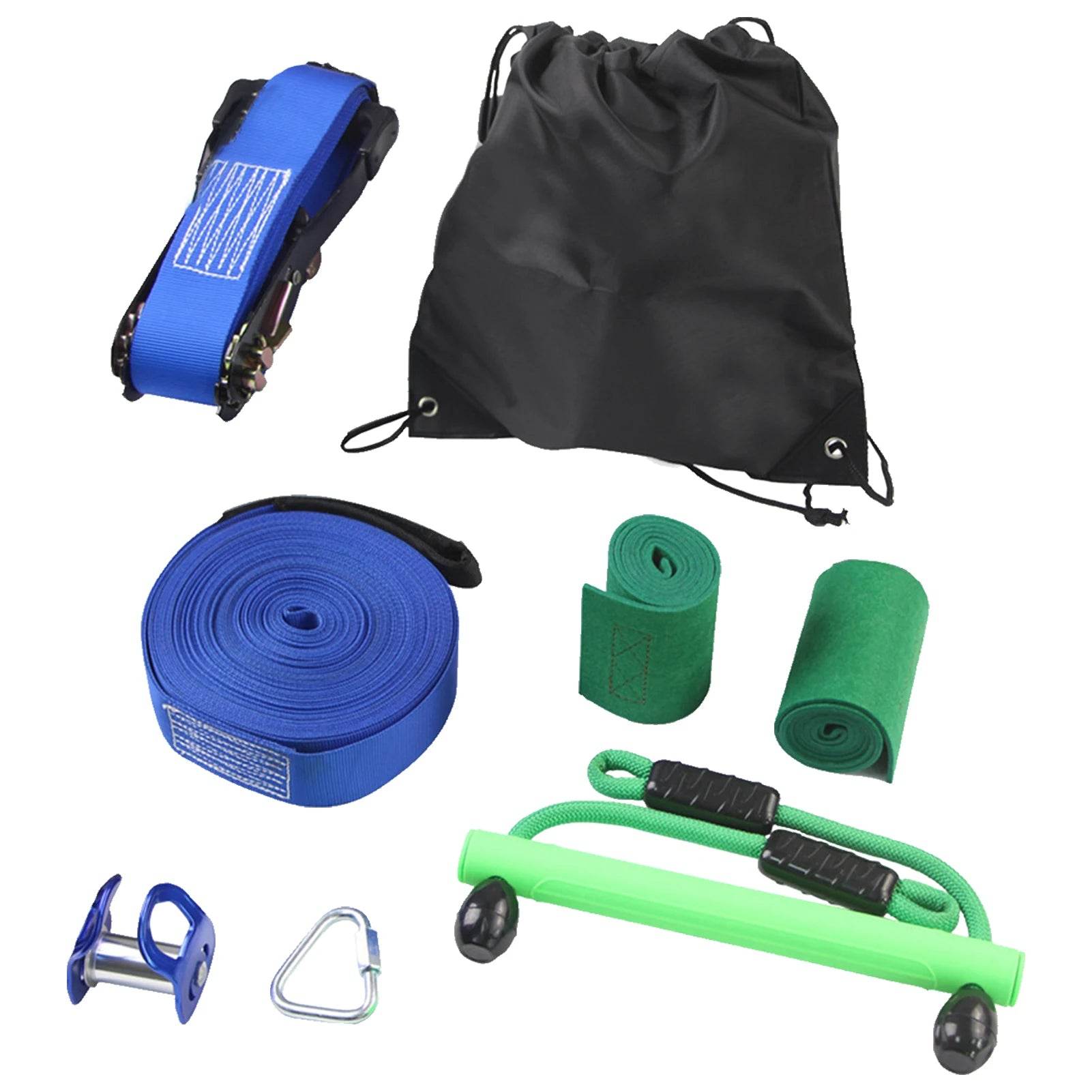 Backyard Zipline Kit Warrior Obstacle Course for Kids Outdoor Play Equipment Adventurous Backyard Playset for Building and Playing - ToylandEU