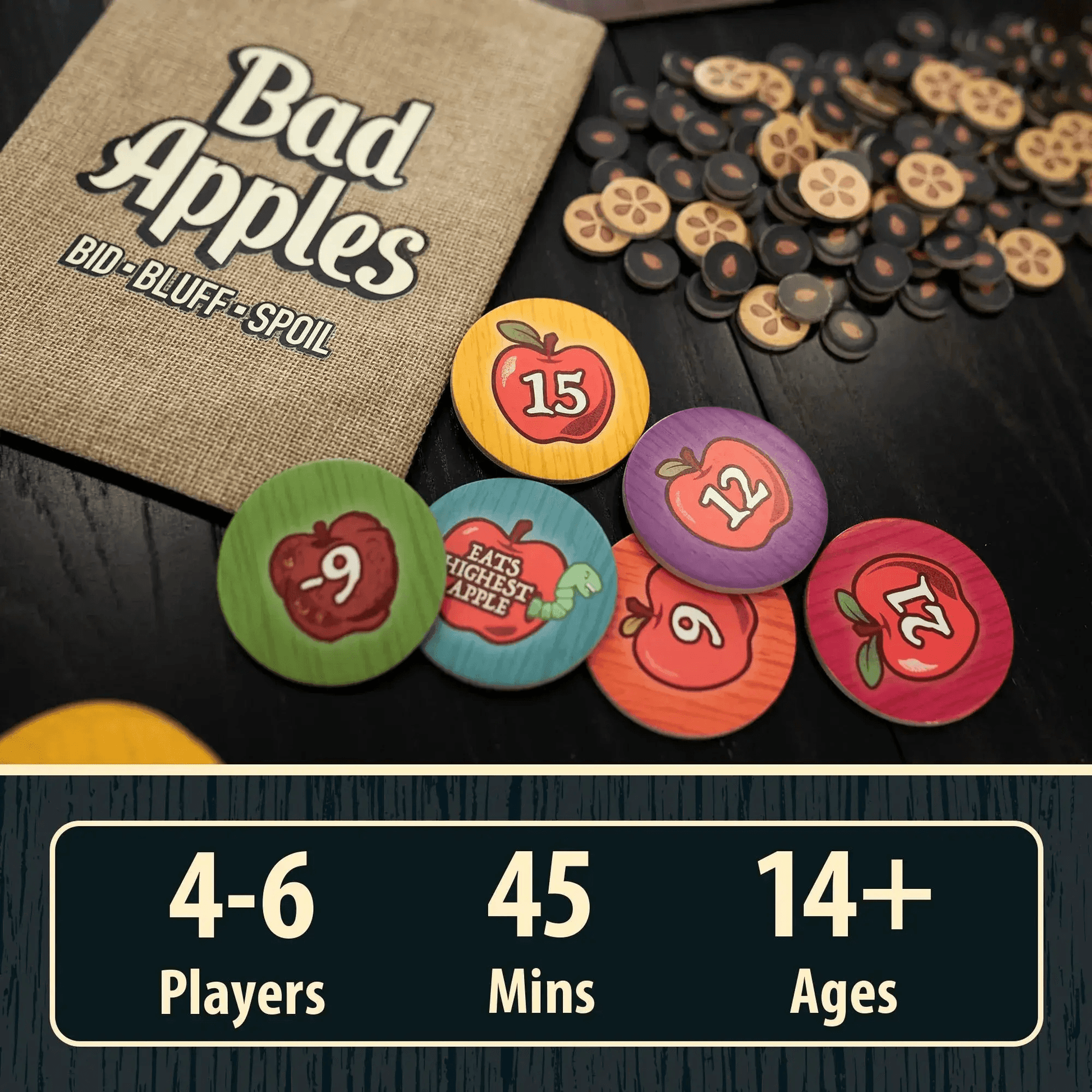  Bad Apples Auction Card Game High Stakes Bluffing -  ToylandEU™