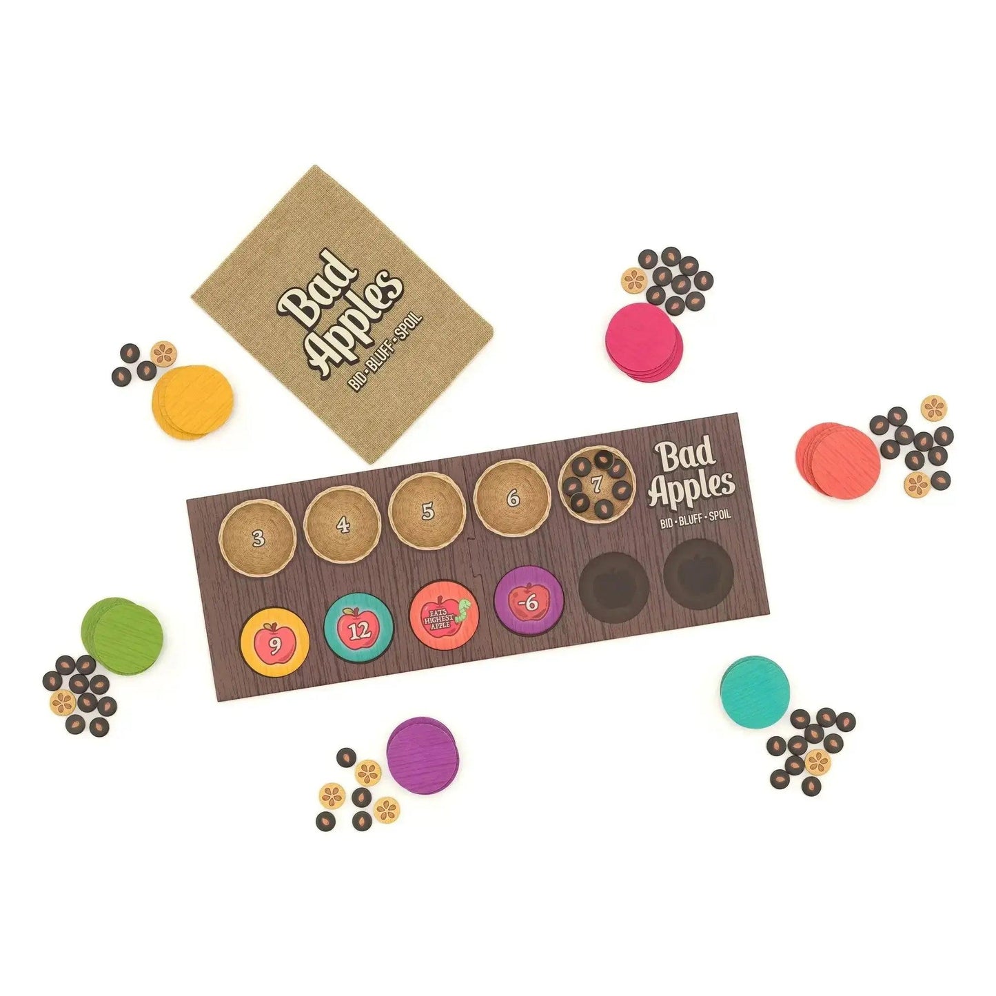  Bad Apples Auction Card Game High Stakes Bluffing -  ToylandEU™