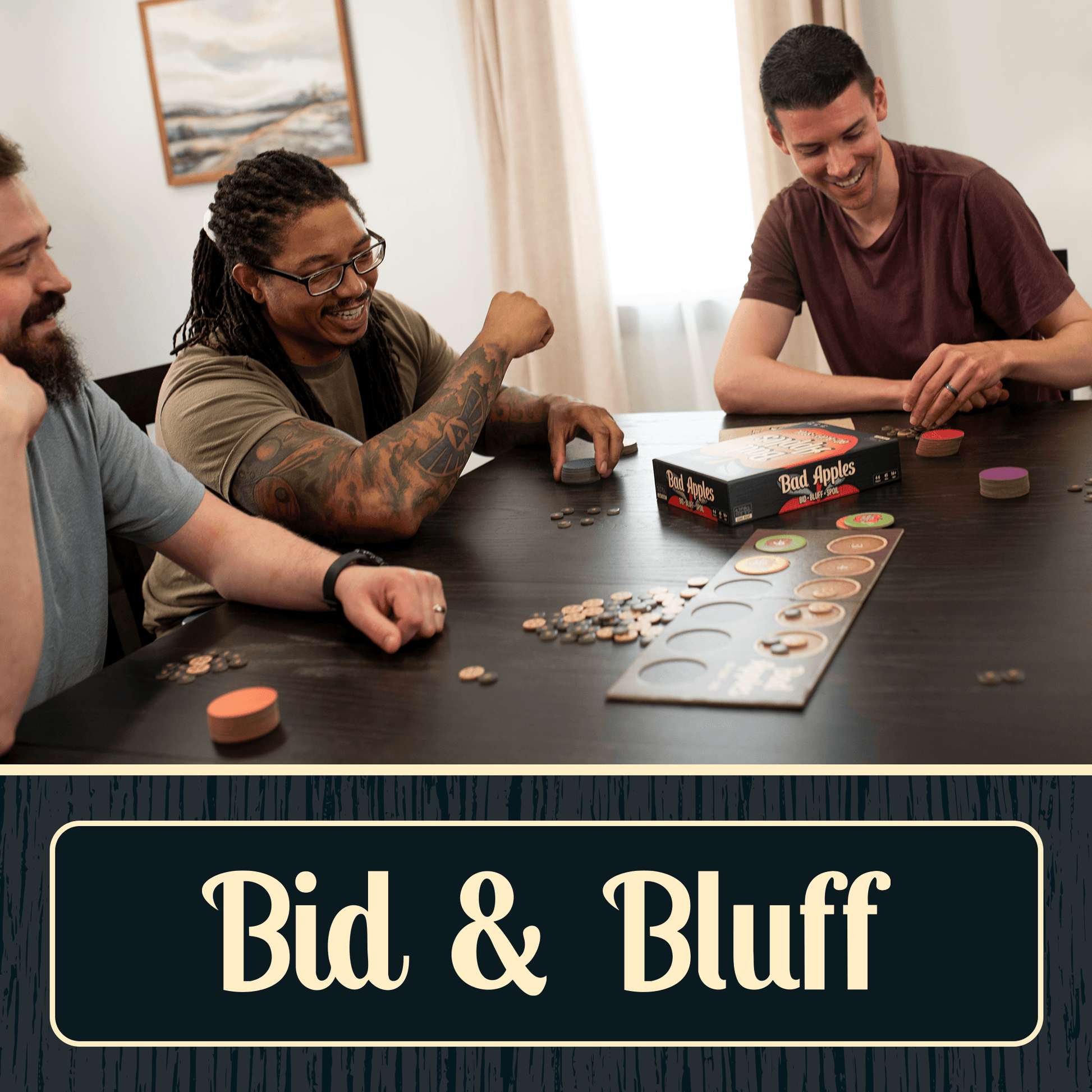 Bad Apples Auction Card Game High Stakes Bluffing