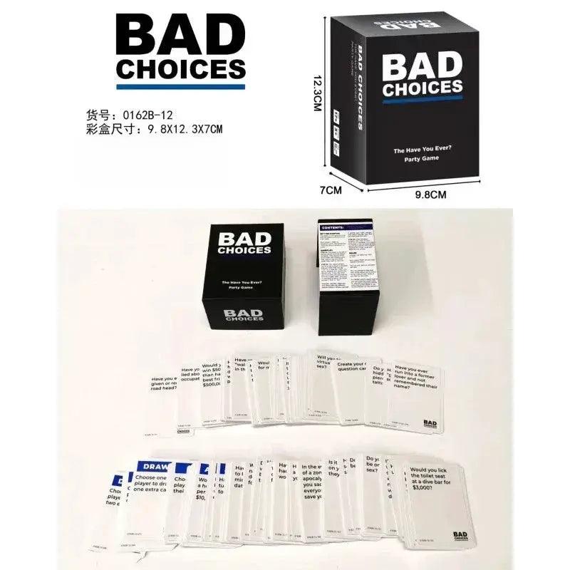  Bad Choices And Bad Guys Edition Funny Adult Card Game -  ToylandEU™