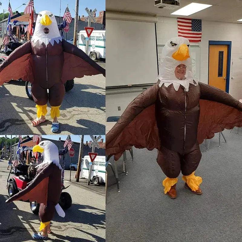  Inflatable Bald Eagle Costume For Adults Easy Setup -  ToylandEU™