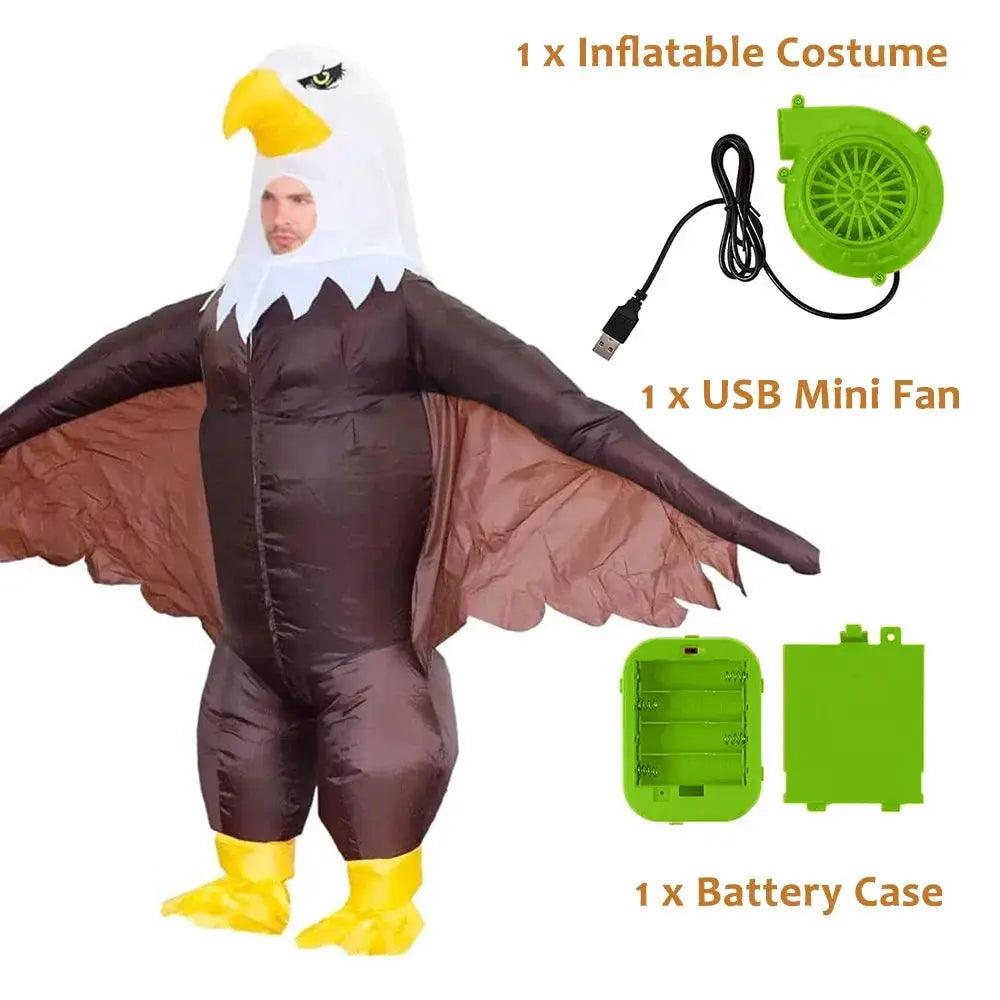  Inflatable Bald Eagle Costume For Adults Easy Setup -  ToylandEU™