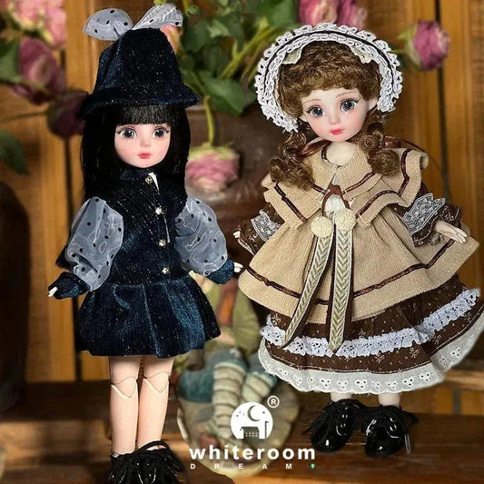  Ball Jointed Doll 30cm Starry Gray Eyes Lolita Dress -  ToylandEU™