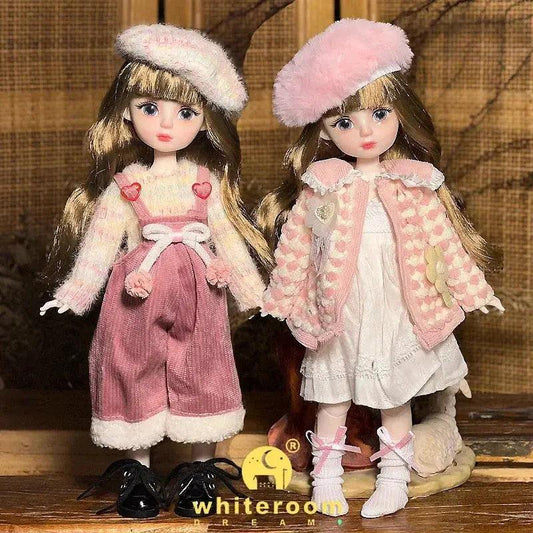 Ball Jointed Doll 30cm Starry Grey Eyes Lolita Outfit -  ToylandEU™