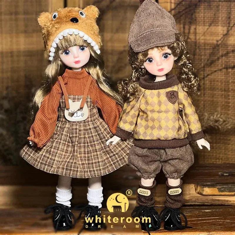  Ball Jointed Doll 30cm Starry Grey Eyes Lolita Outfit -  ToylandEU™