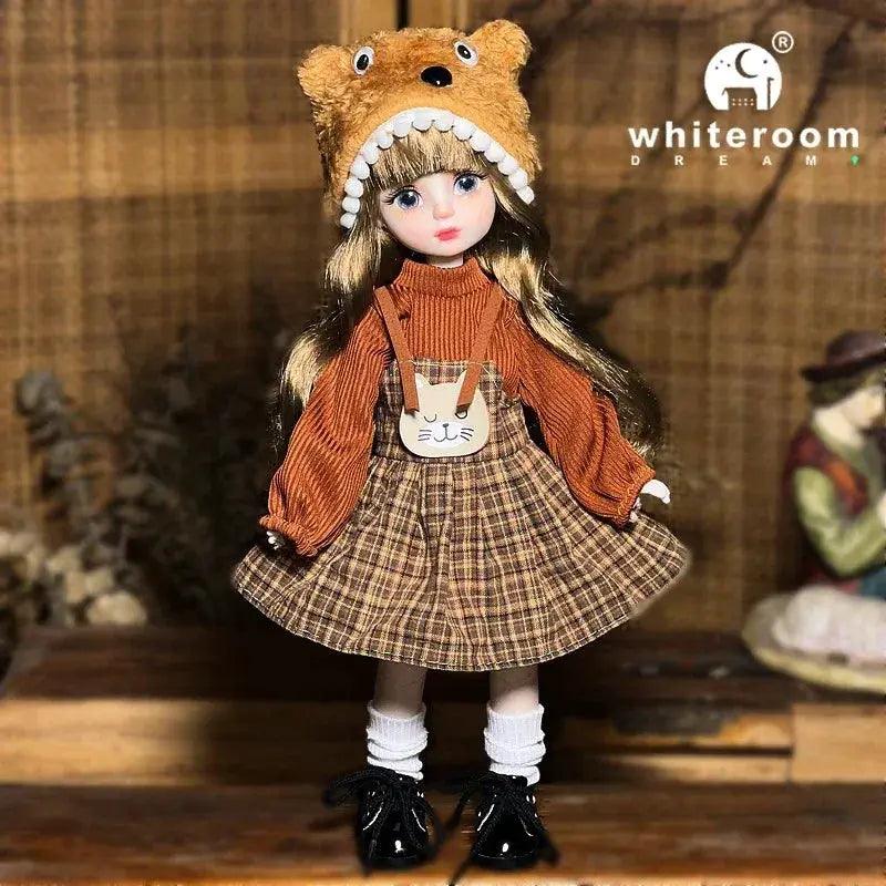  Ball Jointed Doll 30cm Starry Grey Eyes Lolita Outfit -  ToylandEU™
