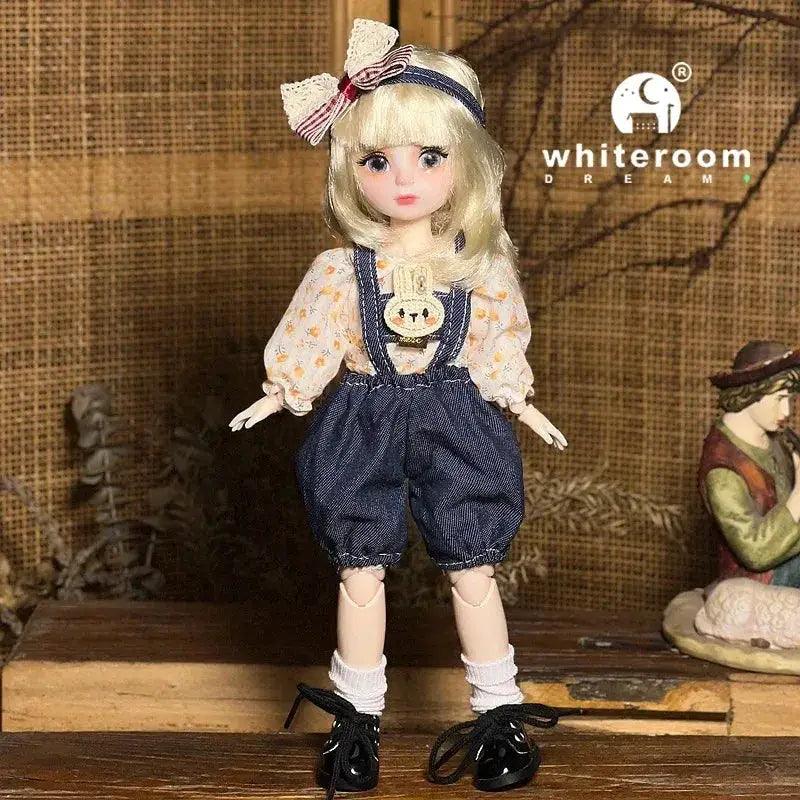  Ball Jointed Doll 30cm Starry Grey Eyes Lolita Outfit -  ToylandEU™