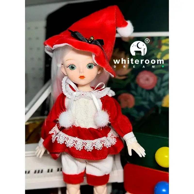 Ball Jointed Doll 30cm With Starry Grey Eyes Fashion Outfit - ToylandEU