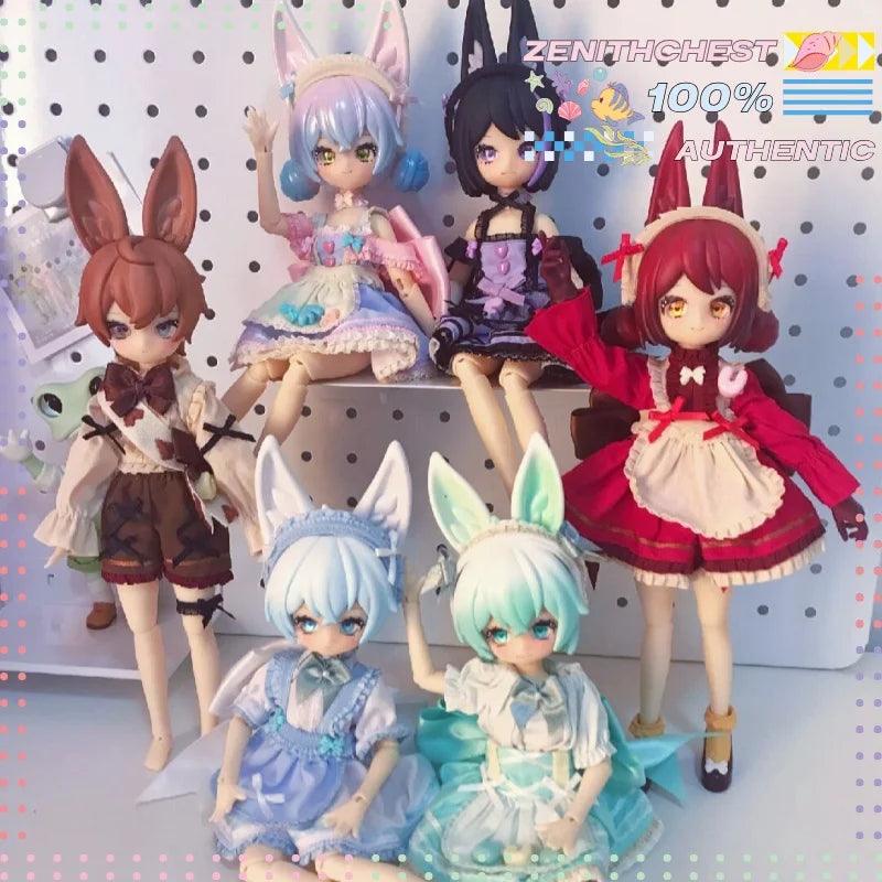  Ball Jointed Doll | 6-Inch UFdoll Tea Drink |Toylandeu™ 