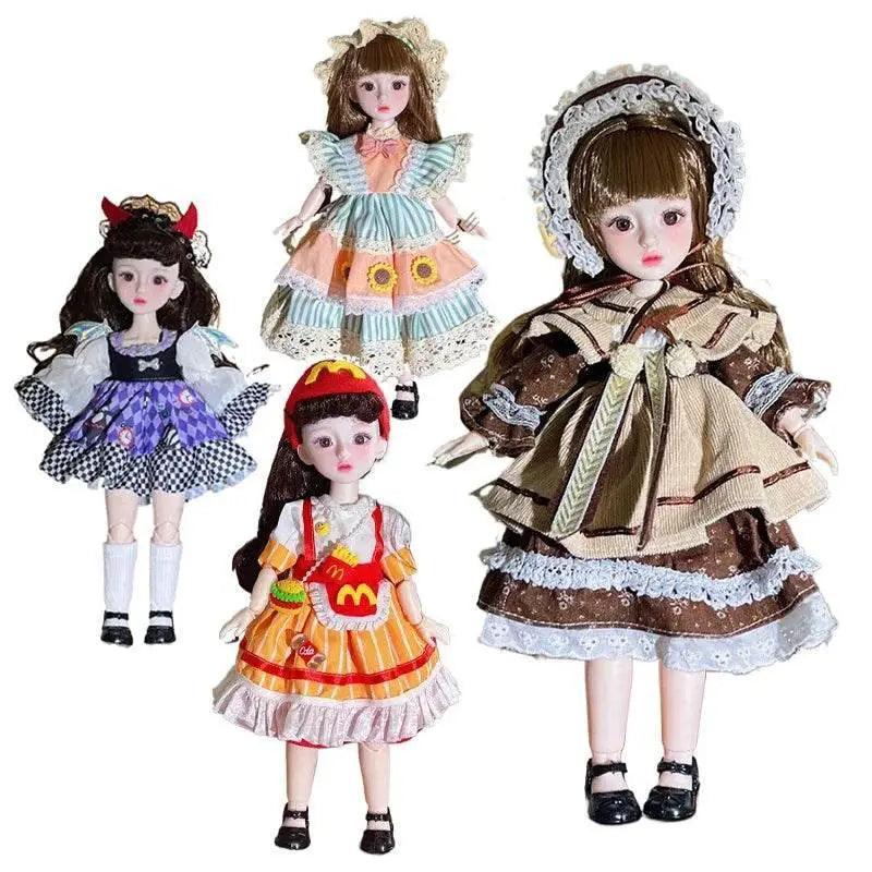  Ball Jointed Doll Toys Bjd Dolls 30cm Lolita Dress -  ToylandEU™