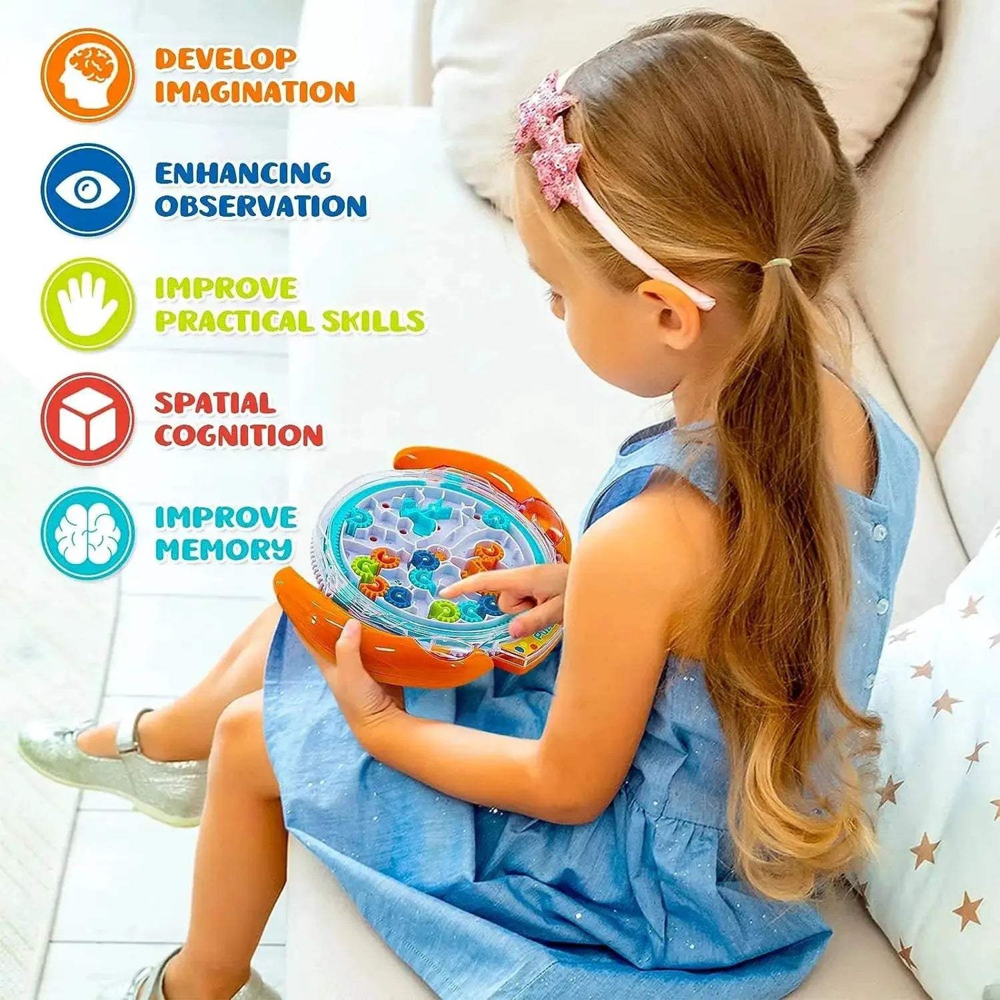  Ball Maze Puzzle Educational Toy Brain Teaser All Ages -  ToylandEU™