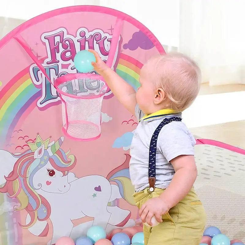  Children's Indoor And Outdoor Ball Pool Toys Simple Installation Unicorn Version -  ToylandEU™