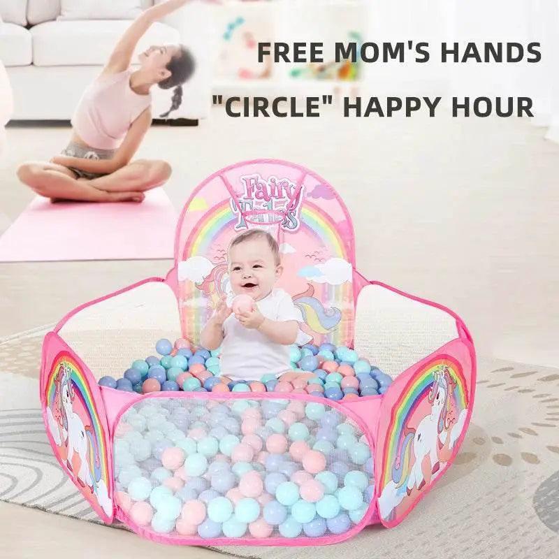  Children's Indoor And Outdoor Ball Pool Toys Simple Installation Unicorn Version -  ToylandEU™