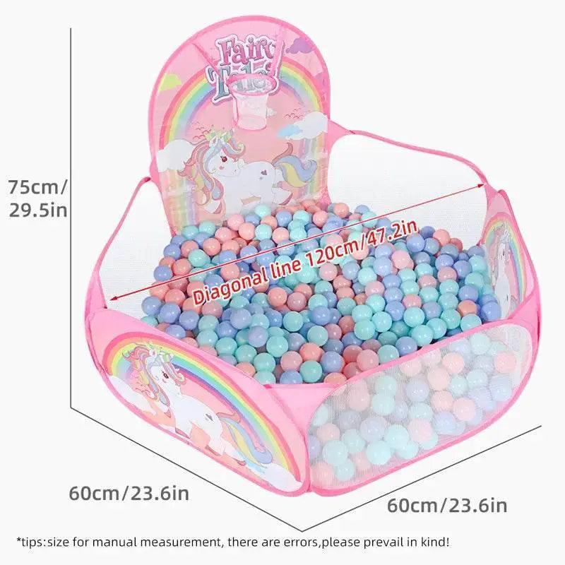  Children's Indoor And Outdoor Ball Pool Toys Simple Installation Unicorn Version -  ToylandEU™