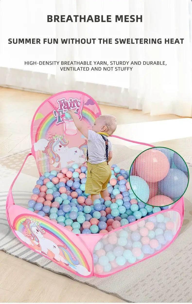  Children's Indoor And Outdoor Ball Pool Toys Simple Installation Unicorn Version -  ToylandEU™