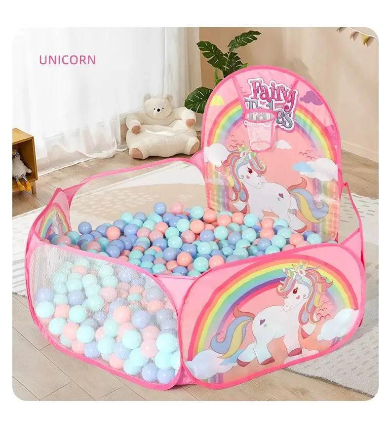  Children's Indoor And Outdoor Ball Pool Toys Simple Installation Unicorn Version -  ToylandEU™