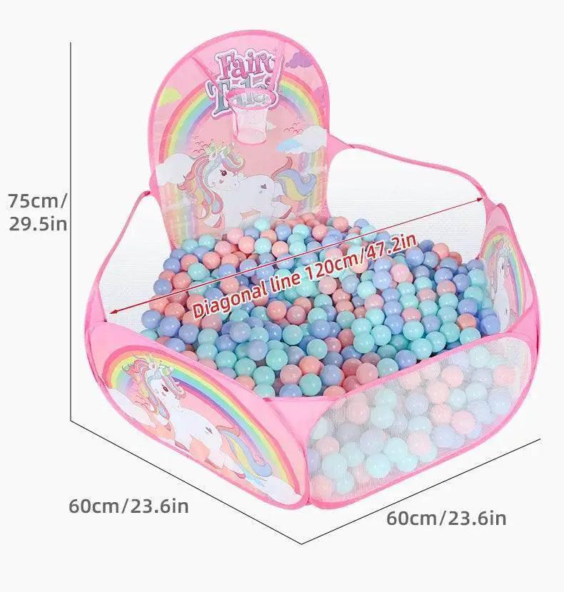  Children's Indoor And Outdoor Ball Pool Toys Simple Installation Unicorn Version -  ToylandEU™