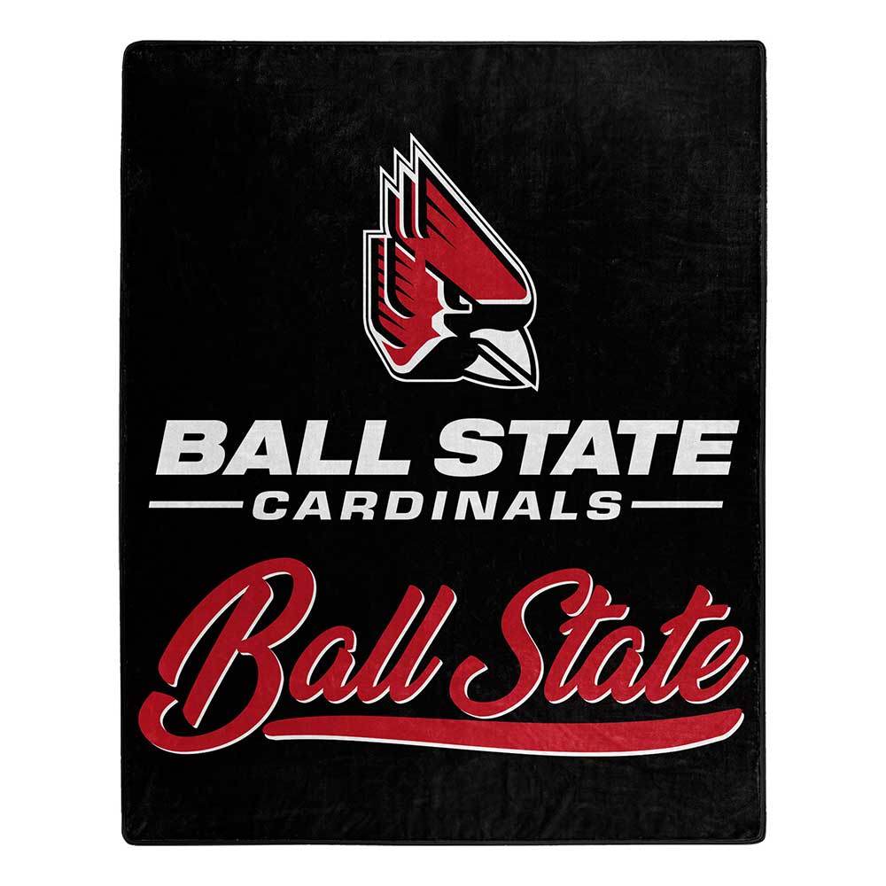 Ball State Cardinals Raschel Blanket 50x60 Signature - ToylandEU