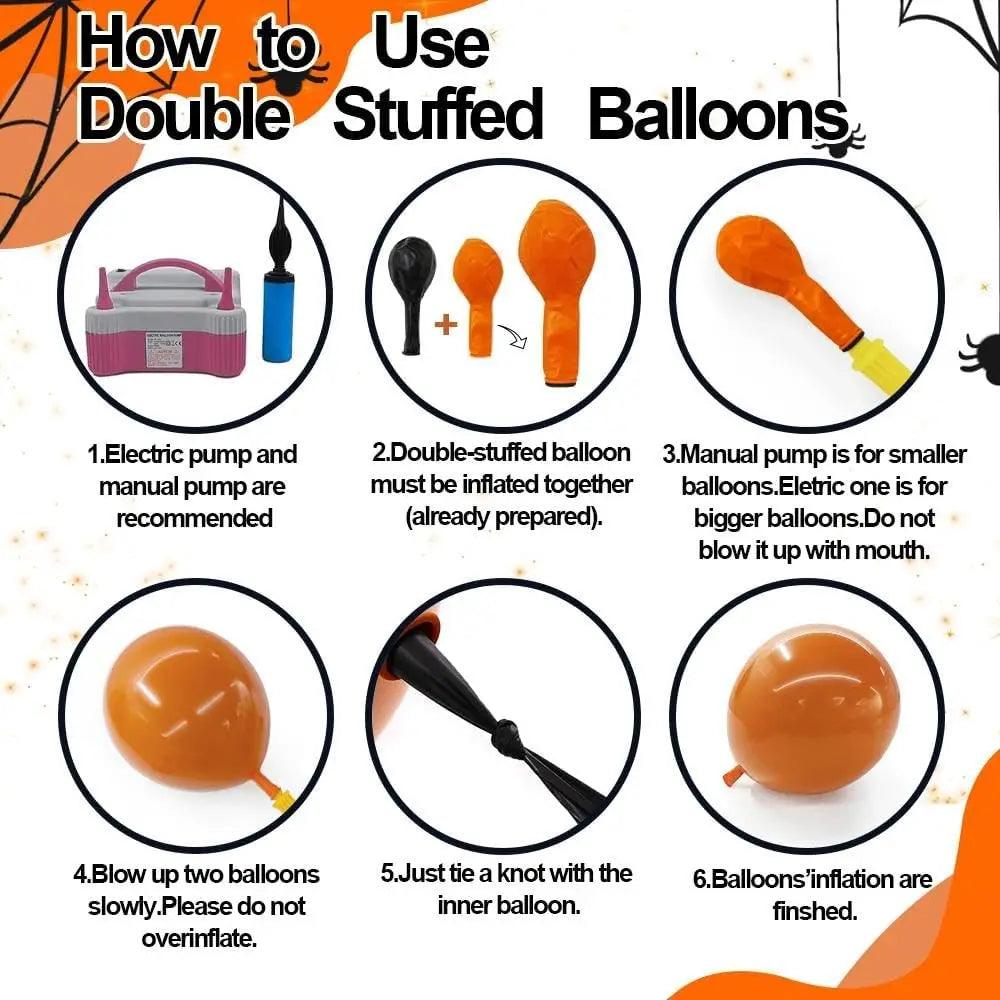 Balloon Garland | Double Stuffed Latex | Toylandeu™