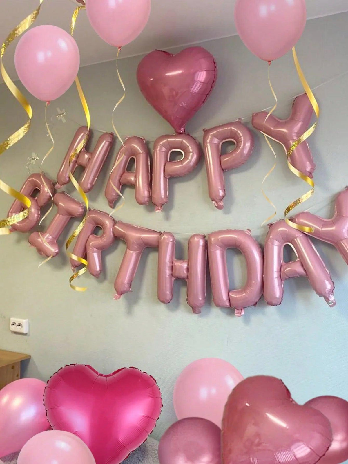 Balloon Set | 49 Piece Pink & 16 Inch | Toylandeu™