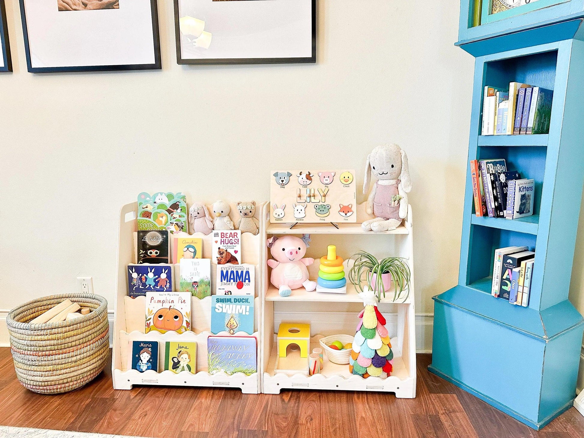 Baltic Birch Bookshelf | Scalloped Edges | Toylandeu™