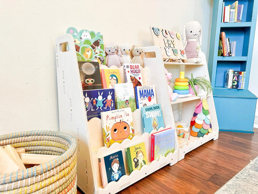 Baltic Birch Bookshelf | Scalloped Edges | Toylandeu™