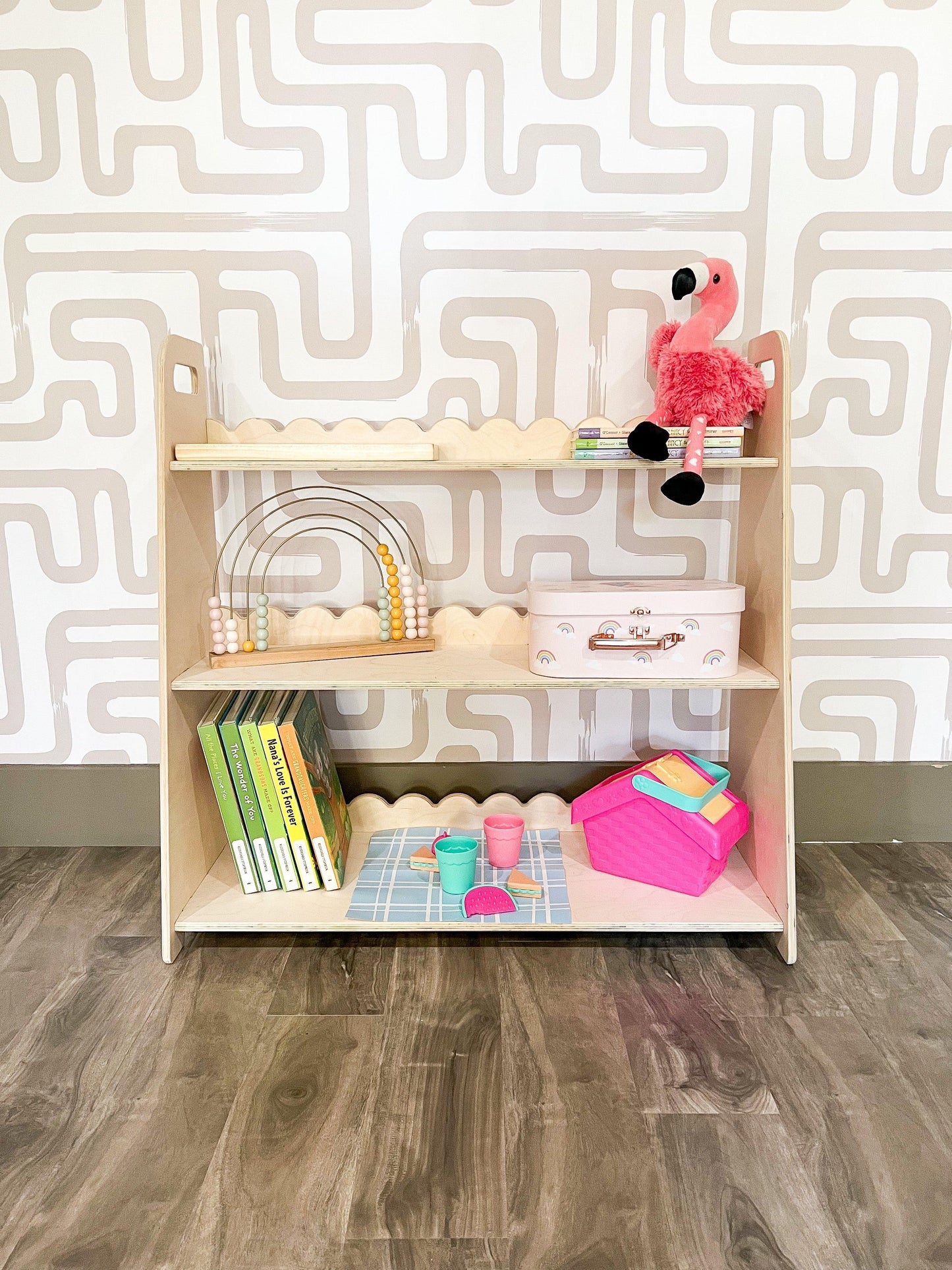 Baltic Birch Toy Shelf | Scalloped | Toylandeu™