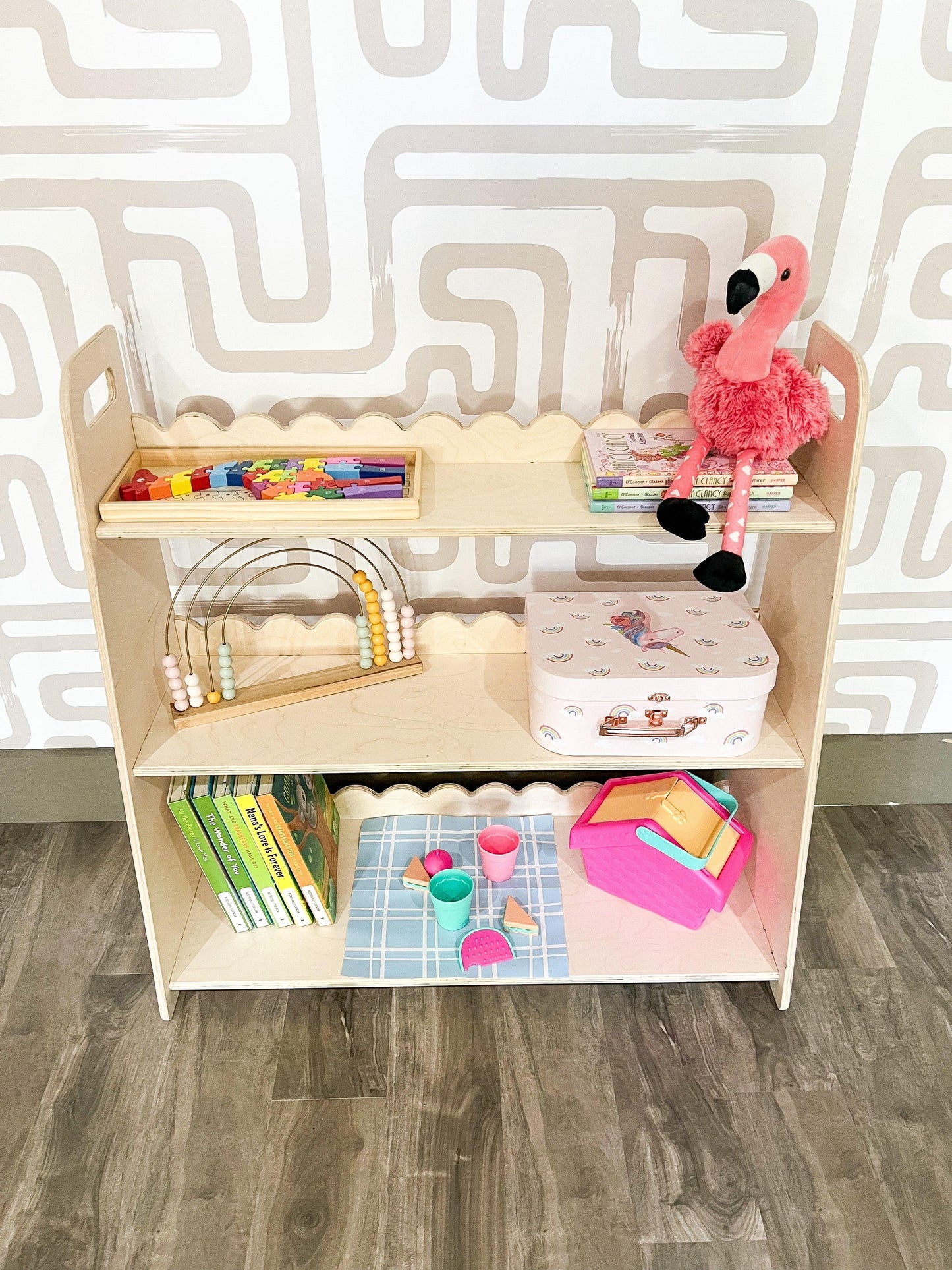 Baltic Birch Toy Shelf | Scalloped | Toylandeu™