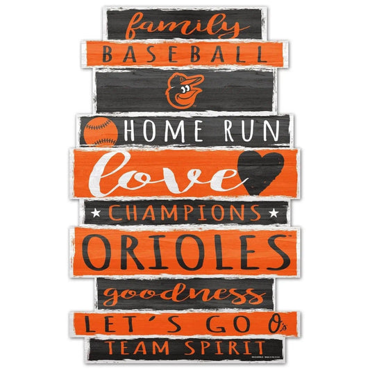  Baltimore Orioles 11x17 Wood Family Sign Established Date -  ToylandEU™