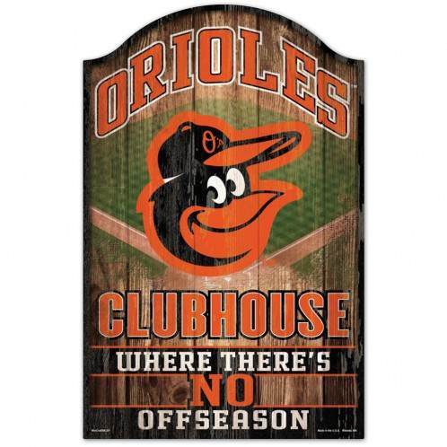 Baltimore Orioles 11x17 Wood Sign Fan Cave Decor Home - ToylandEU