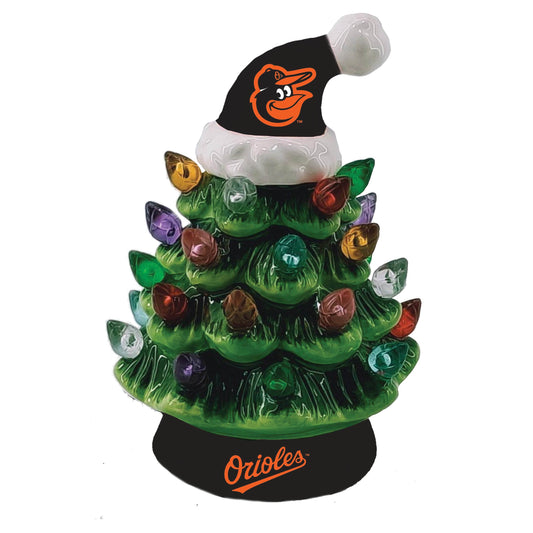 Baltimore Orioles 4 Inch Led Christmas Tree Tabletop Decor - ToylandEU