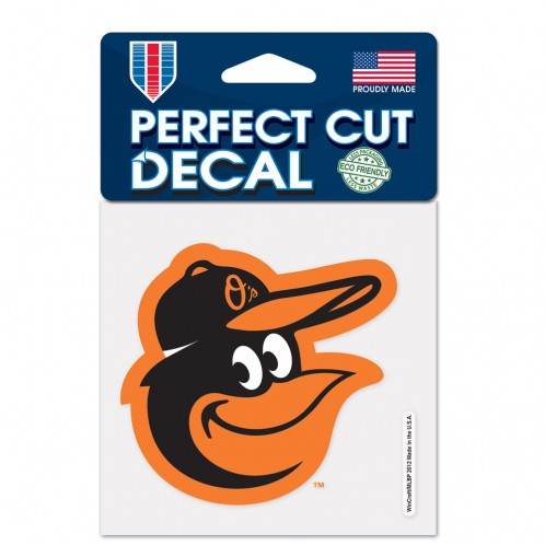 Baltimore Orioles 4x4 Perfect Cut Color Mascot Decal - ToylandEU