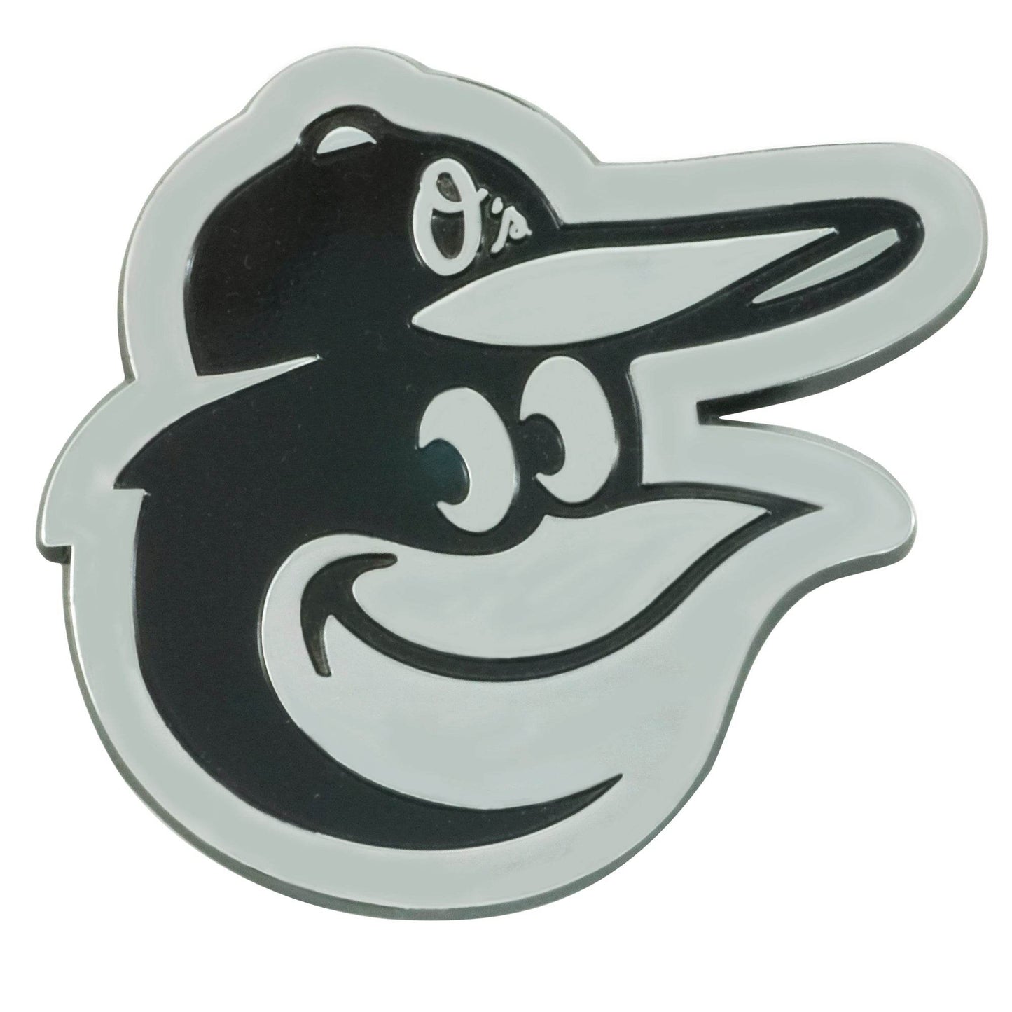 Baltimore Orioles Auto Emblem Premium Chrome Metal Badge - ToylandEU