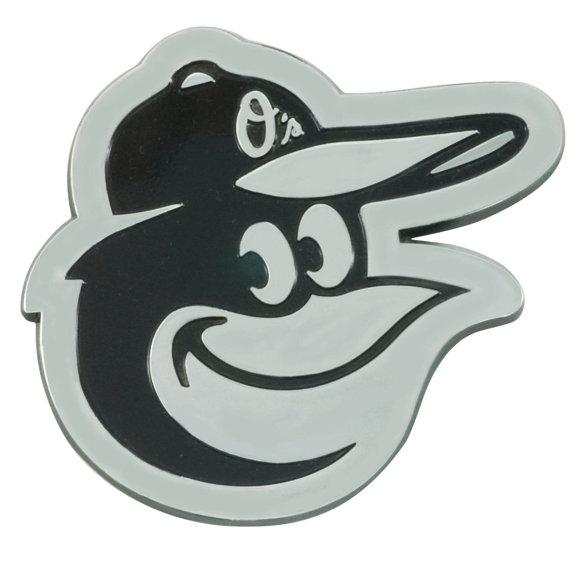Baltimore Orioles Auto Emblem Premium Chrome Metal Badge - ToylandEU