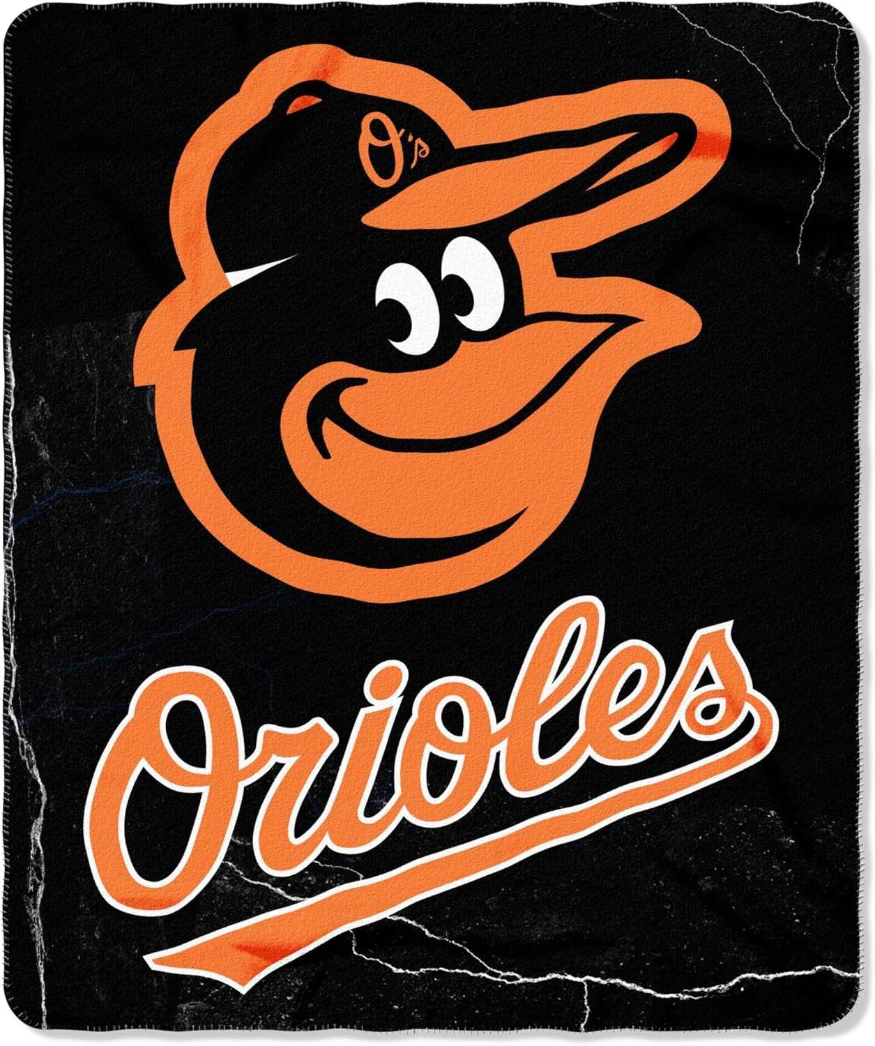 Baltimore Orioles Blanket 50x60 Fleece Wicked Design - ToylandEU