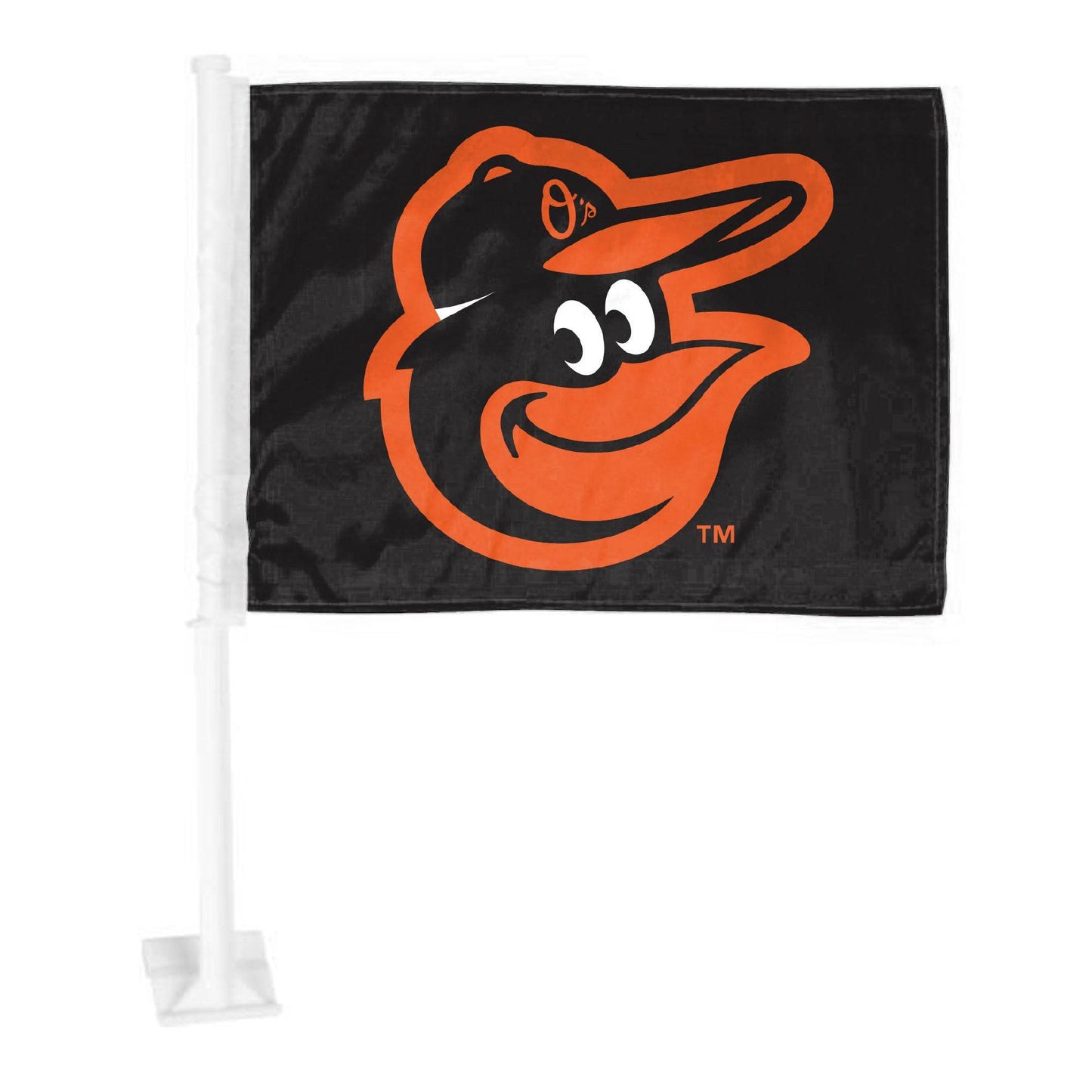 Baltimore Orioles Car Flag Primary Logo Nylon Durable Clip - ToylandEU